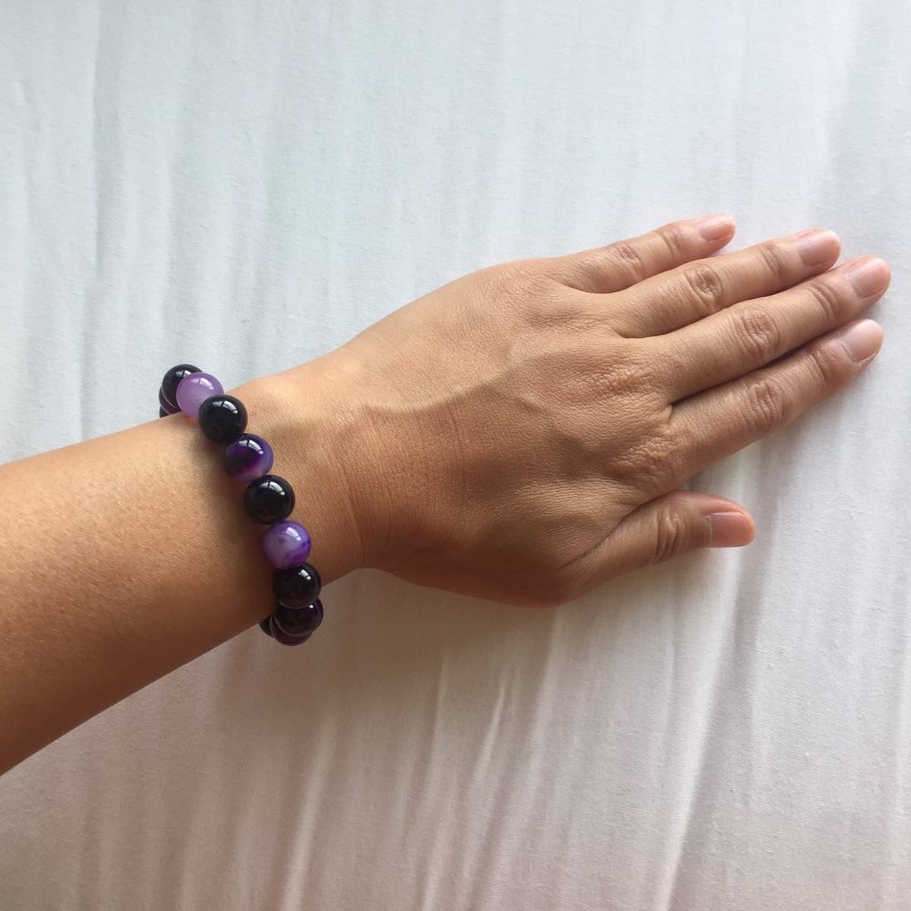 Purification gemstone- amethyst quartz bracelet